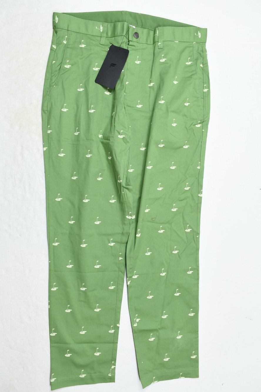 Fabletics The High Side Chino HART Eagle Edition Pants Mens 34x32 (34x30) Green